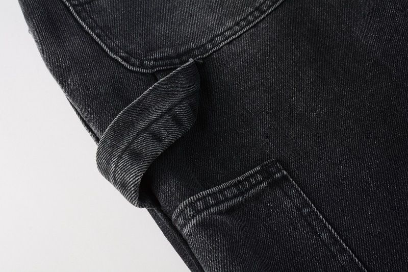 Jeans uomo vintage patchwork con gamba a zampa lavaggio chiaro_voghion.com