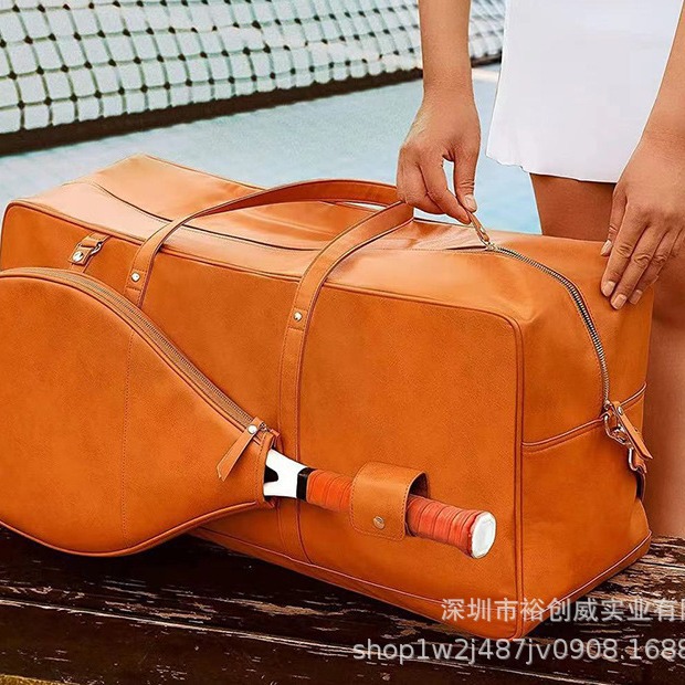 Nueva Bolsa de Raqueta de Tenis, Bolsa Deportiva de Piel Sintética, Bolsa de Transporte para Deportes de Club, Bolsa de Deporte al Aire Libre, Equipo Deportivo de Fábrica