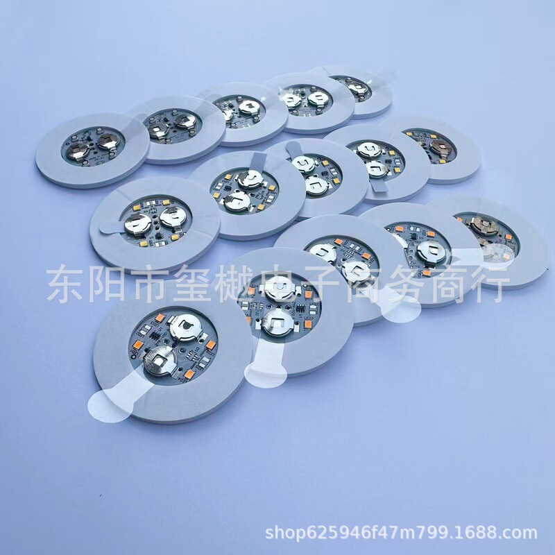 6cm Luminous Coasters with Glowing Bases, Colorful Flashing Warm Yellow Bottle Stickers, Street Stall Milk Tea Cup Stickers, Bar and Nightclub Props
