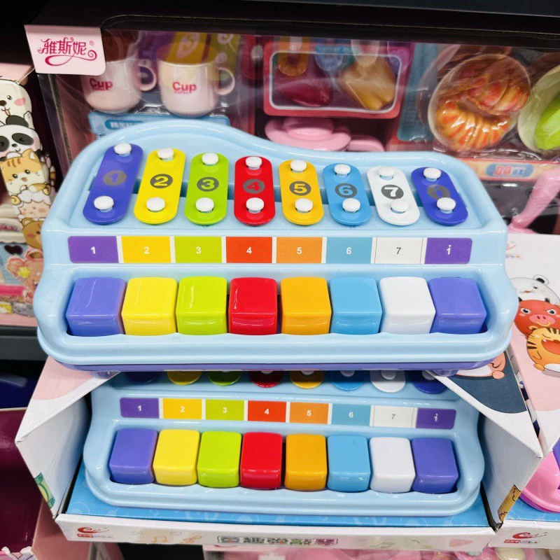 Большой металлофон, игрушка, 2 в 1, 1–3 года