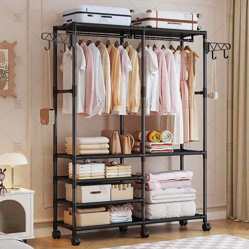 Percha de ropa multifuncional percha de ropa de doble fila percha de ropa percha