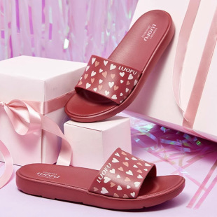 2024 New LUOFU Luofu Slippers Women's Summer Home Indoor Non-slip Non-smelly Feet Bathing Wedding Slippers eva