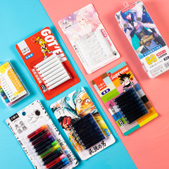 宏強3.4mm可擦蘭墨藍黑墨囊正姿練字鋼筆墨囊學生用批發