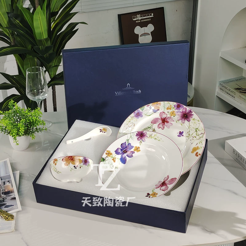 Германский W Bao фиолетовый эротический творческий кофейный кружка блюдо посуда набор костяная фарфор европейский стиль высокой качество