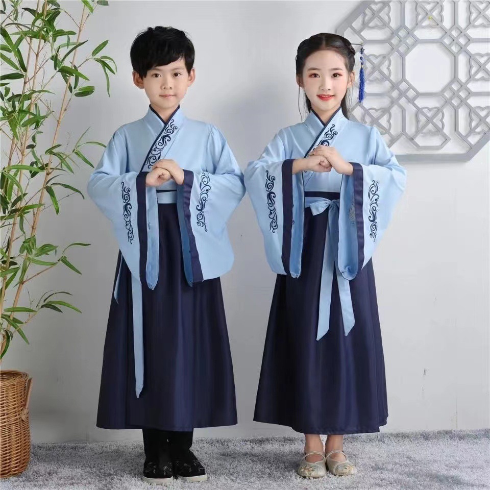 레이크 블루 와이드 슬리브