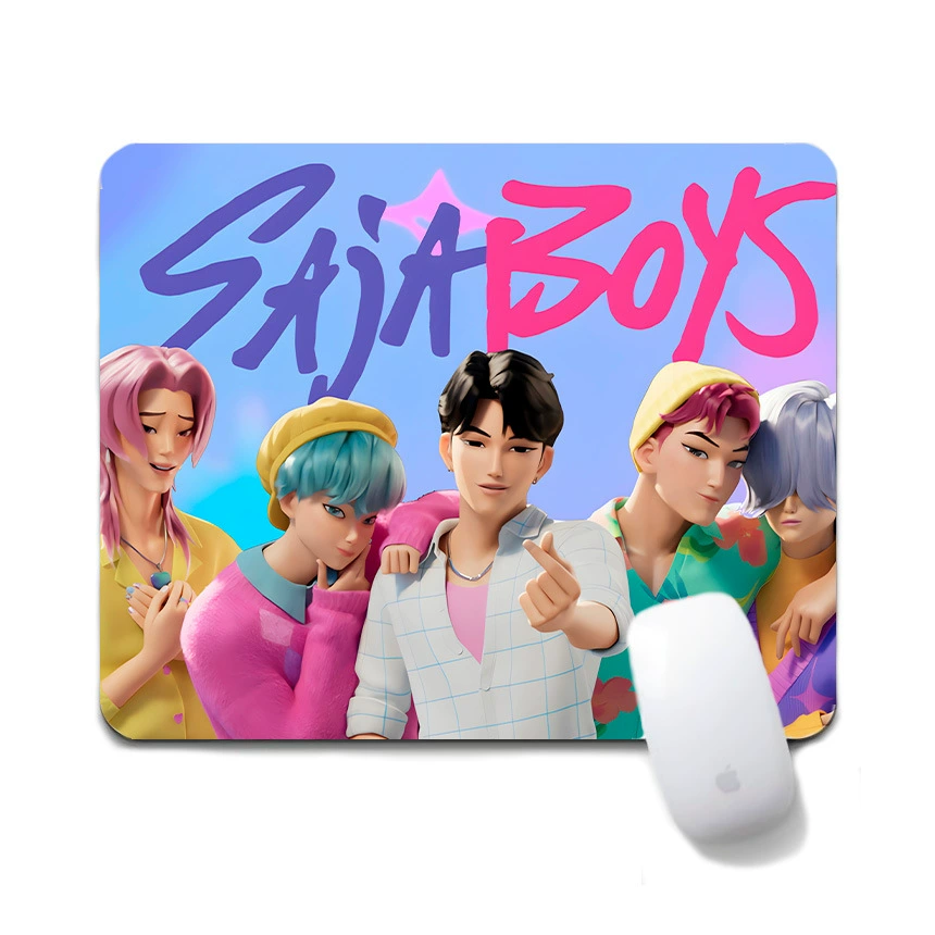 Анимация Kpop охотники на демонов охотница на ведьм группа подушка для мыши противоскользящая маленькая подушка для мыши 20X24см