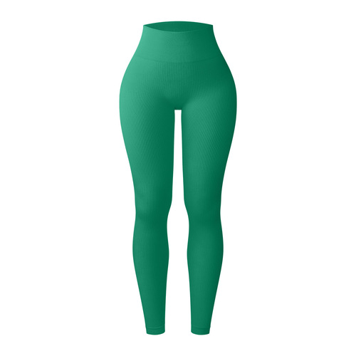 New Four-Color Plus Size Women's Sport Yoga Pants European and American Nudity High-Waisted Hip-Hugging Outdoor Fitness Pants for Women