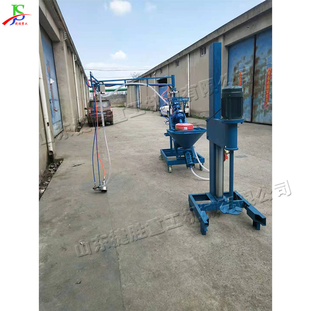 Máquina de pulverización de mortero de cemento para sitio de construcción máquina de construcción vertical máquina de pulverización de material de aislamiento térmico