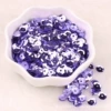6mm silver shallow purple