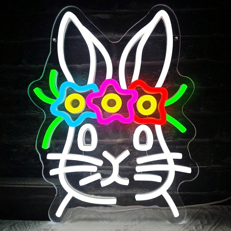 Transfronterizos venta caliente lámpara LED luminosa de neón acrílico lámpara USB patrón de cartel interior lámpara de decoración de fiesta