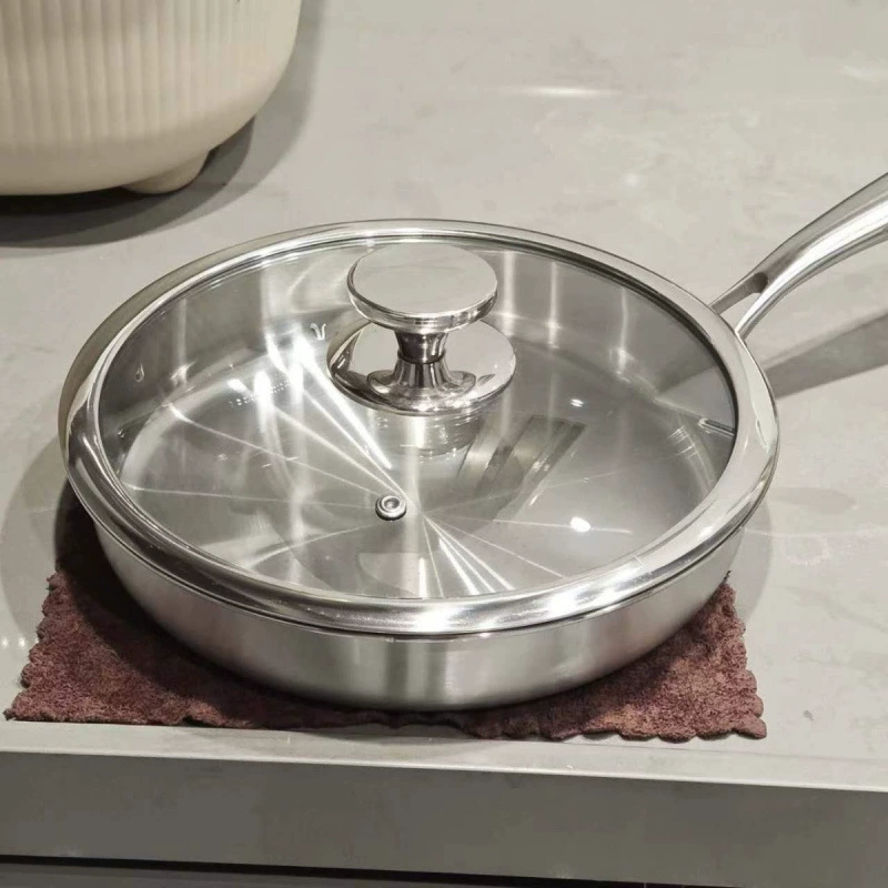 Утолщенный 316 из нержавеющей стали молочный горшок детское дополнительное питание кастрюля без покрытия домашний жареный горшок стейк-стейк индукционная плита