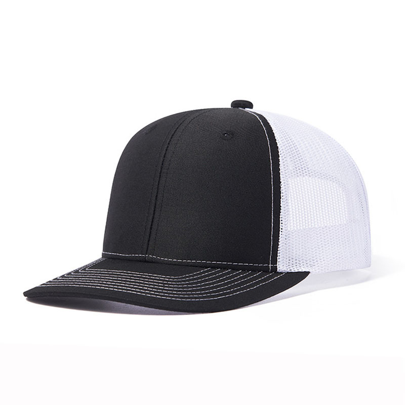 Richardson 112 Mesh Blank Baseball Cap For Adults, Breathable, Slightly Curved Sunshade Hat_voghion.com