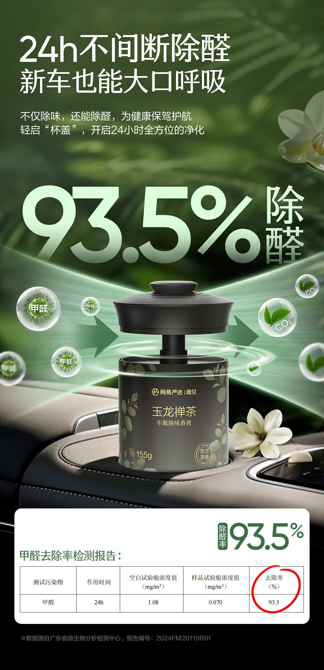 Netease Carefully Selects Car-Mounted Solid Fragrance Balm to Remove Formaldehyde and Deodorize, Air Freshener for Home and Office
