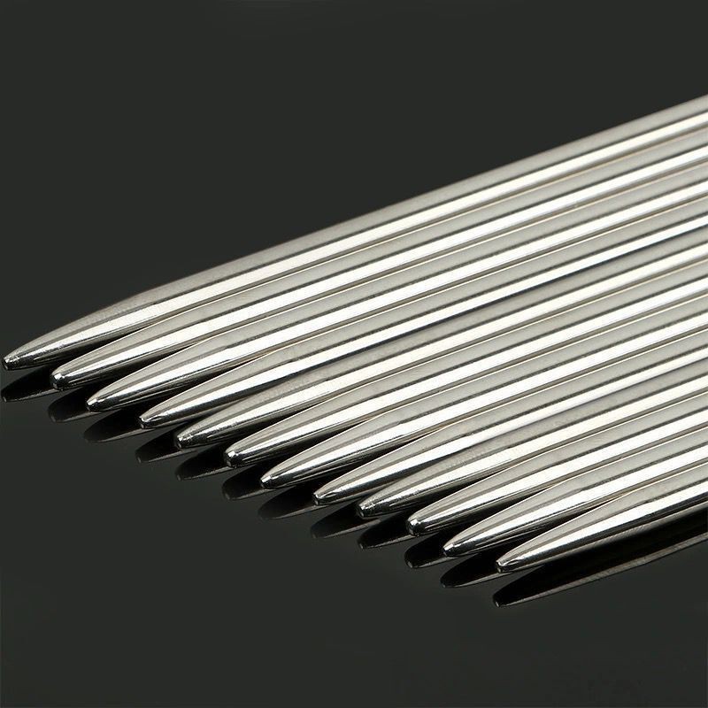 Stainless steel double-pointed needles knitting tool sweater needles steel needles for knitting sweaters stainless steel knitting needles