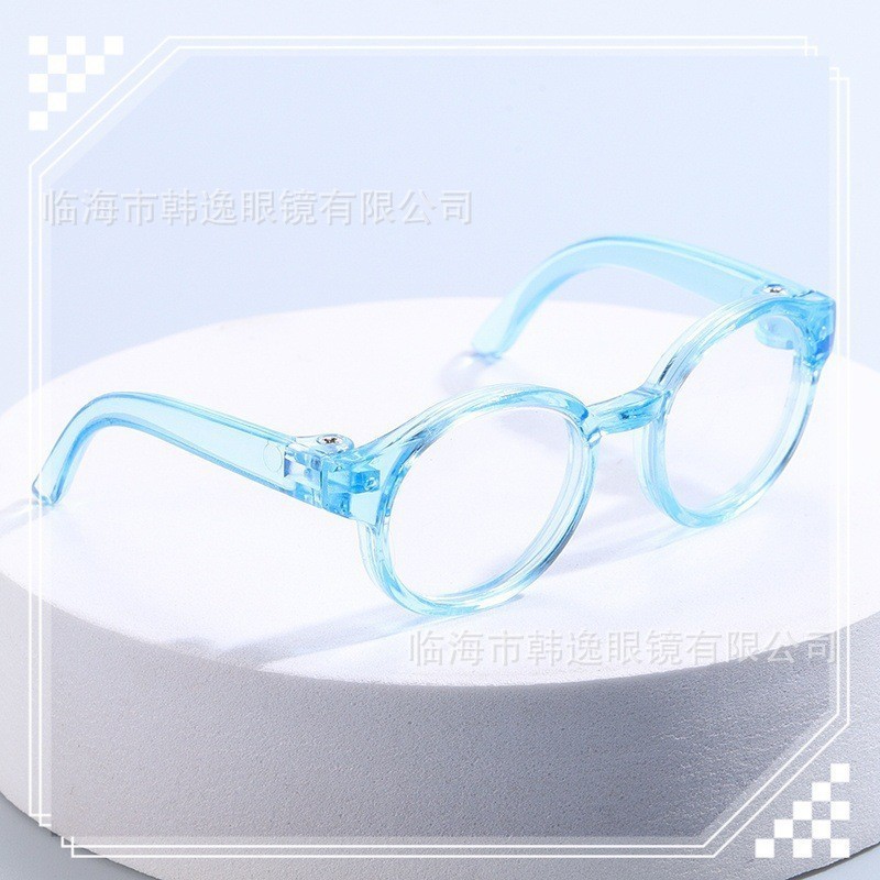 2025新款无喷labubu公仔棉花娃娃20cm/15cm明星配饰眼镜透明镜片|undefined