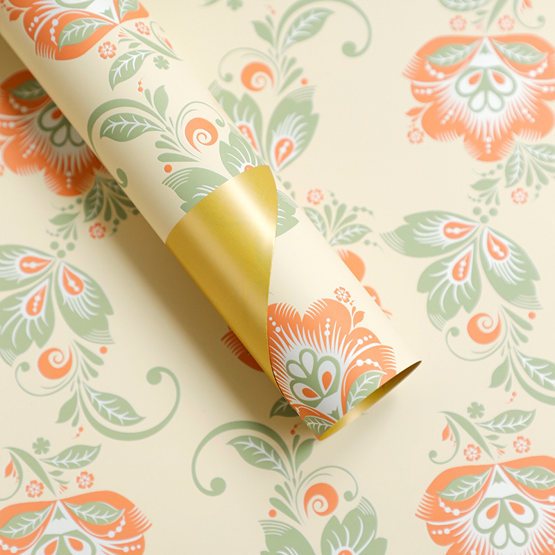 Huaxi Yiyin flor serie de flores estilo coreano ramo de flores papel de embalaje florista transfronteriza ramo de flores papel de embalaje comercio exterior al por mayor