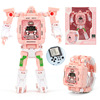 Transformer, watch, robot for kindergarten, toy for boys and girls