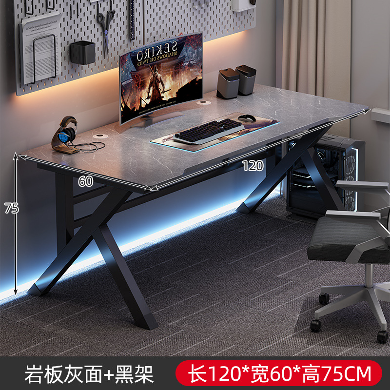 Mesa de computadora personalizada de comercio exterior escritorio hogar moderno simple mesa de deportes electrónicos dormitorio simple mesa de escritorio mesa de trabajo