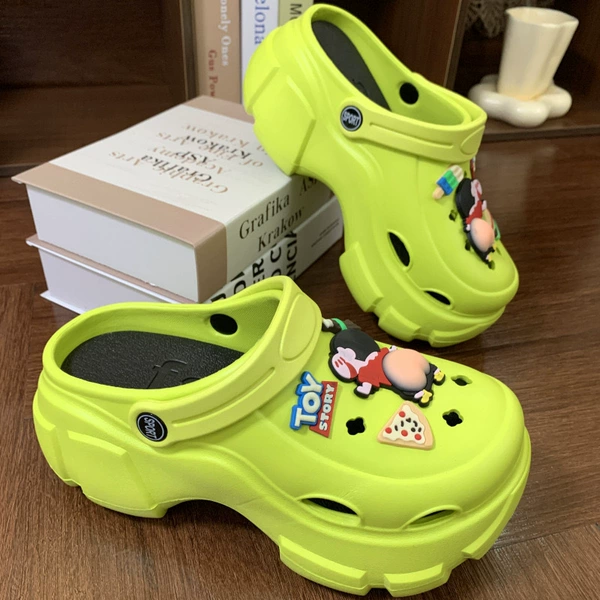 S688 hole shoes [Green] Crayon Xiaoxin
