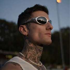 原厂品质Oakl@欧克复古猫眼Eyejacket全框户外运动镜骑行太阳镜