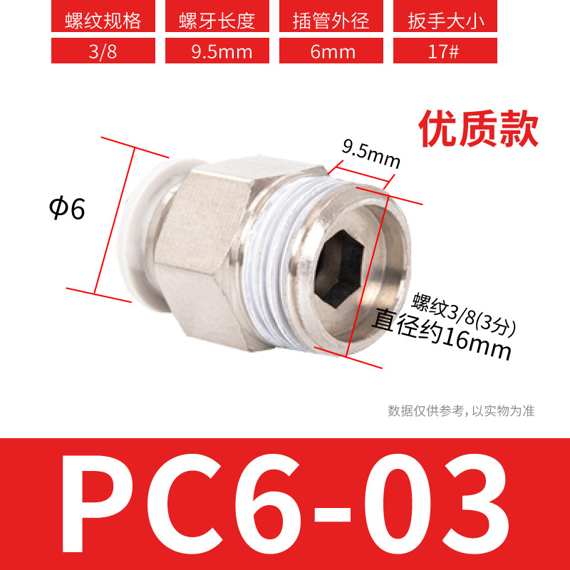 ٽͷ PC8-02/10-01/12-04/M5ֱͨͭͷ