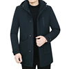 2021 winter middle age Down Cotton coat man cotton-padded clothes Mid length version winter thickening dad cotton-padded jacket