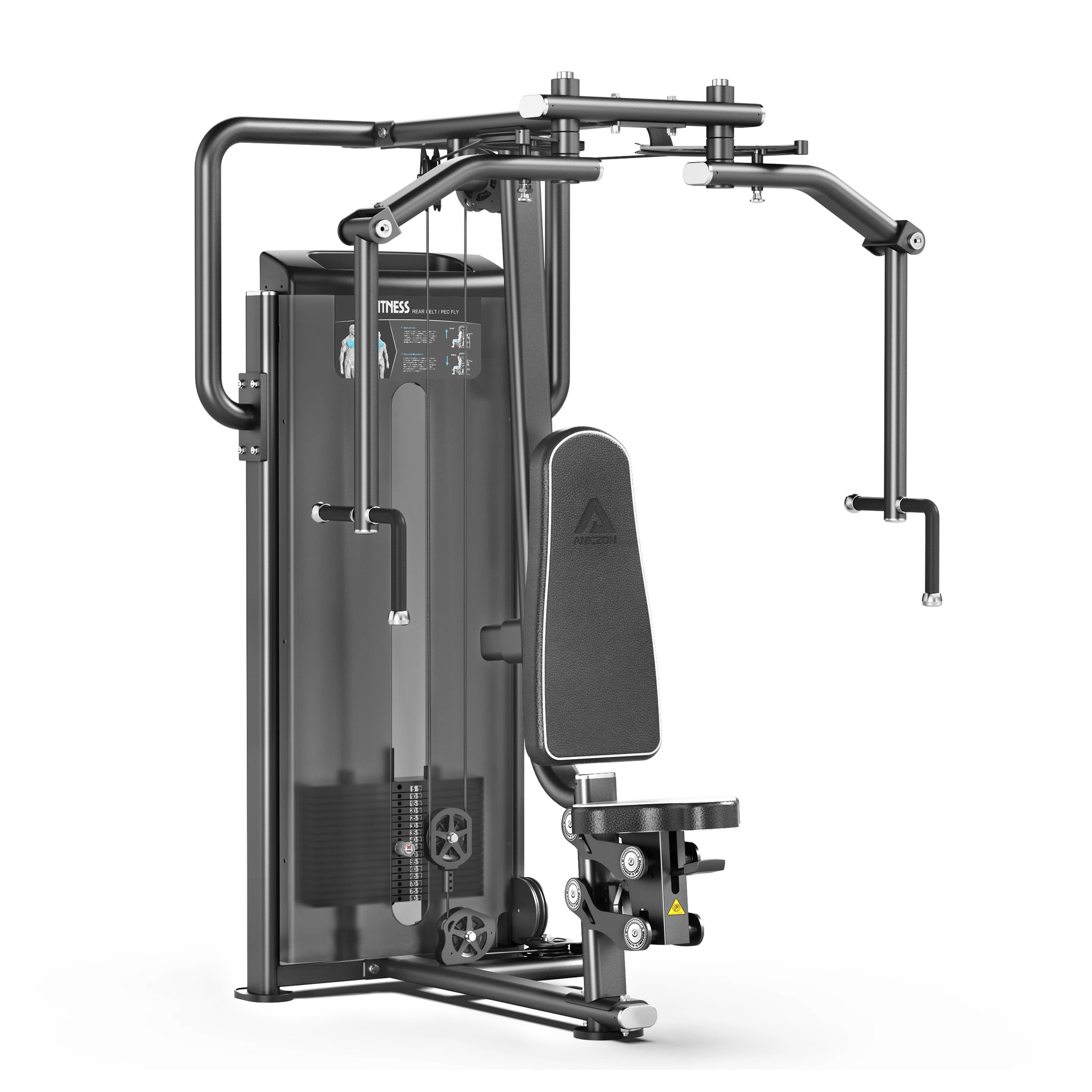 Dispositivo comercial de entrenamiento anti-pájaro, clip de brazo recto, máquina de mariposa de pecho, gimnasio interior, equipo de entrenamiento de músculos de pecho anaeróbicos