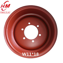 W11*18钢圈轮辋适配12.5/80-18农业轮胎钢圈 支持来图自做