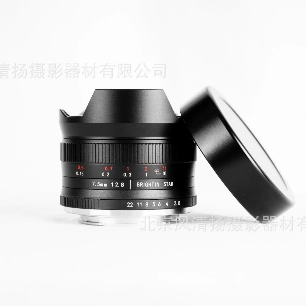 Xingyao Optical Xingyao 7.5mm F2.8 рыбий глаз линза 75f28 Xingyao полурамочная ультра-широкоугольная панорама большой обзор