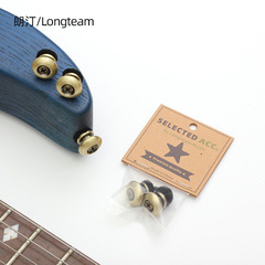 Bronze Guitar Strap Buckle Electric Guitar Bass Anti-Slip Buckle Silver Gold Ukulele Tail Pin 2 Pack