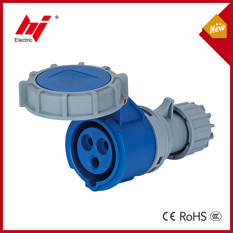 第二代 工业插头插座连接器三孔 防水防爆3P16A IP67耦合器