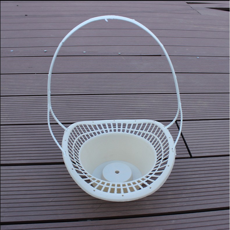 Oval white basket