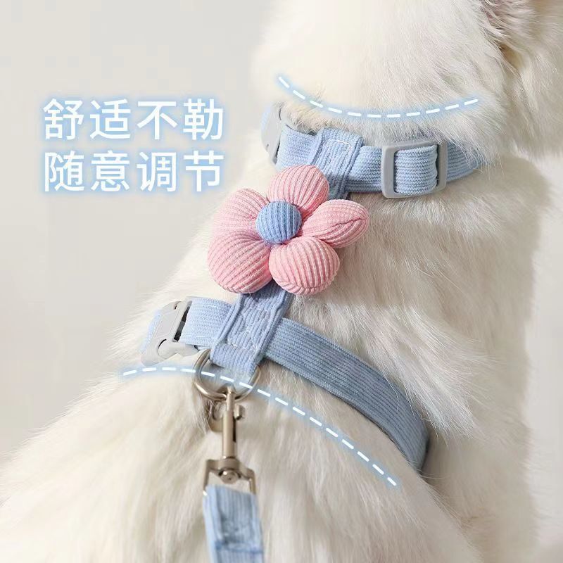 猫咪卡通牵引绳外出挣脱工字型调节宠物专用布偶泰迪小型绳子犬用|undefined