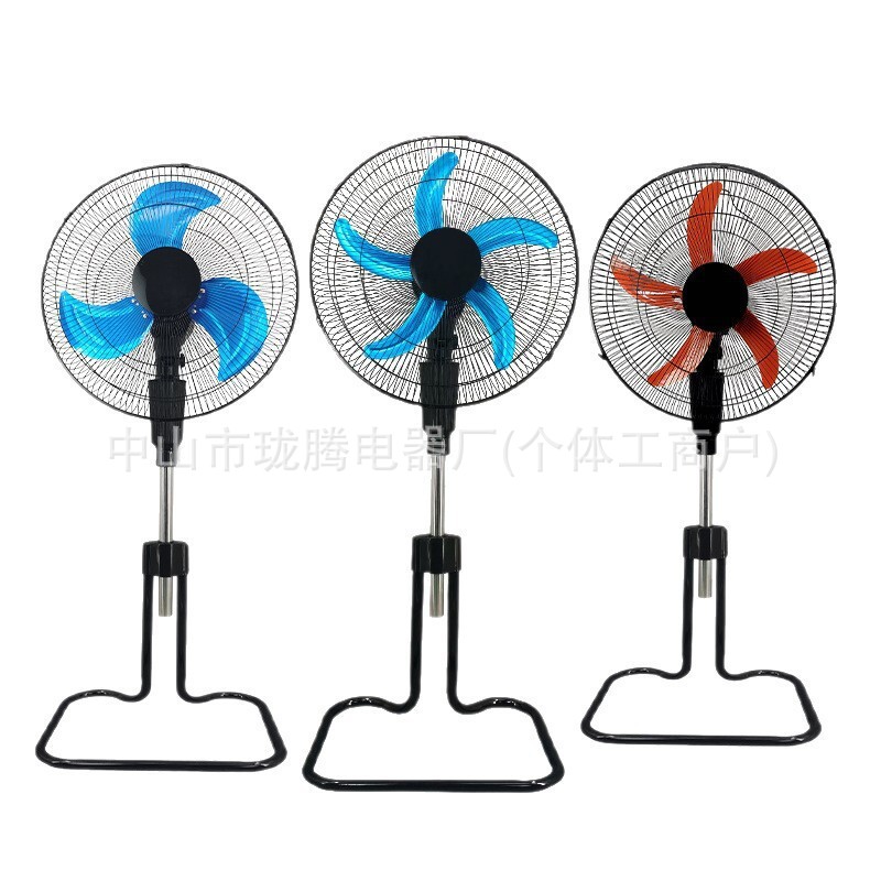 Nuevo ventilador eléctrico de 18 pulgadas ventilador de piso silencioso doméstico gran viento taller comercial ventilador de piso de alta potencia lote transfronterizo