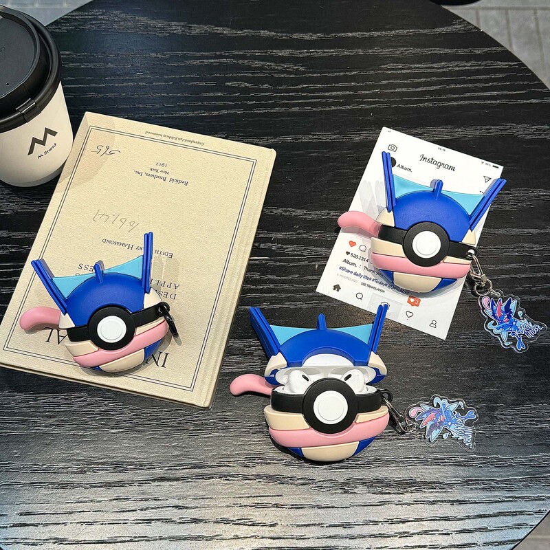 Koga Ninjago Poke Ball AirPods Pro3 Apple Bluetooth Earphone Case 1/2/4 Generation Pokémon Protective Case