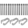 Pen tip black 15pcs + clip 3pcs