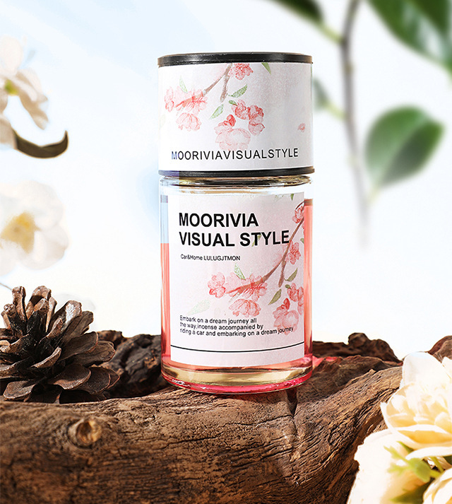 Car Aromatherapy High-end Lasting Camellia Eau De Toilette Ornaments Anti-motion Sickness and Odor Purification Air Car Fragrance
