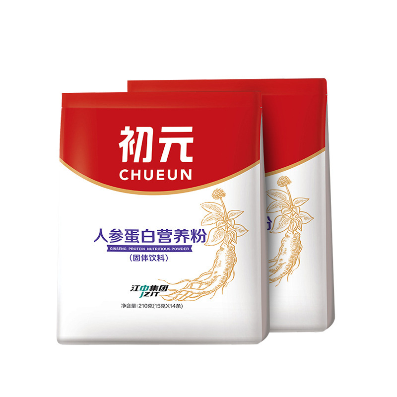 江中初元人参プロテインパウダー栄養粉末ギフトボックス栄養補助食品420g（15g*14包*2袋）|undefined