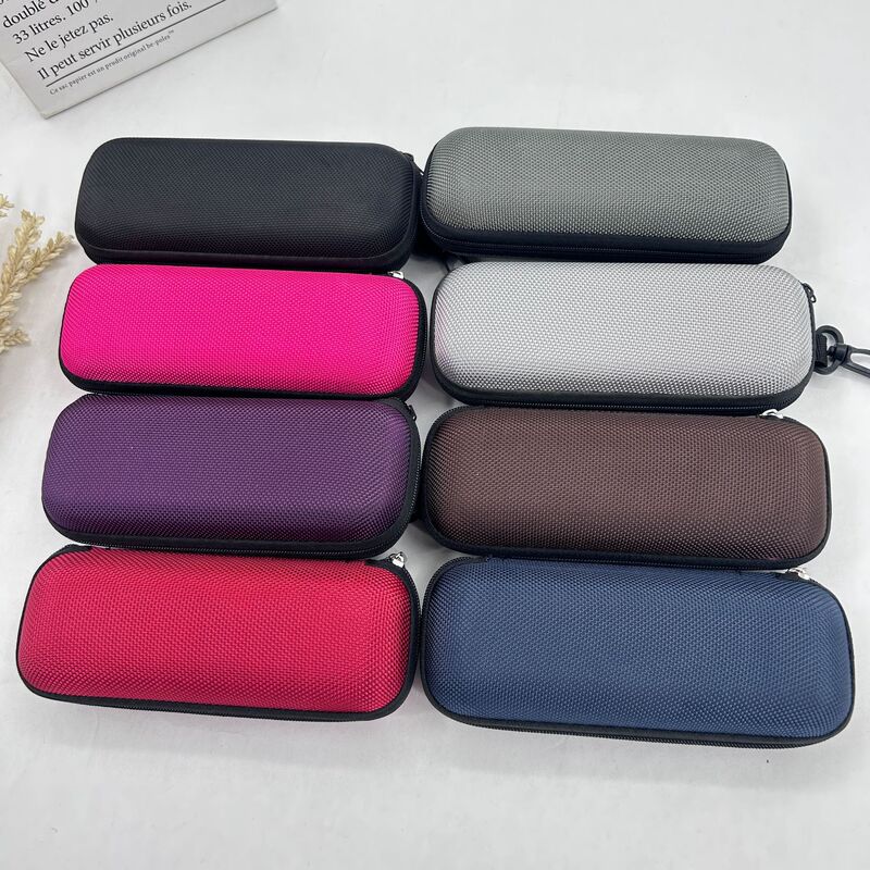 Eva Zipper Eyeglass Case Sunglasses Case Myopia Glasses Case Oxford Cloth Multi-Color Hook Storage Box Printed Pattern Logo Eva Zipper Eyeglass Case Sunglasses Case Myopia Glasses Case Oxford Cloth Multi-Color Hook Storage Box Printed Pattern Logo