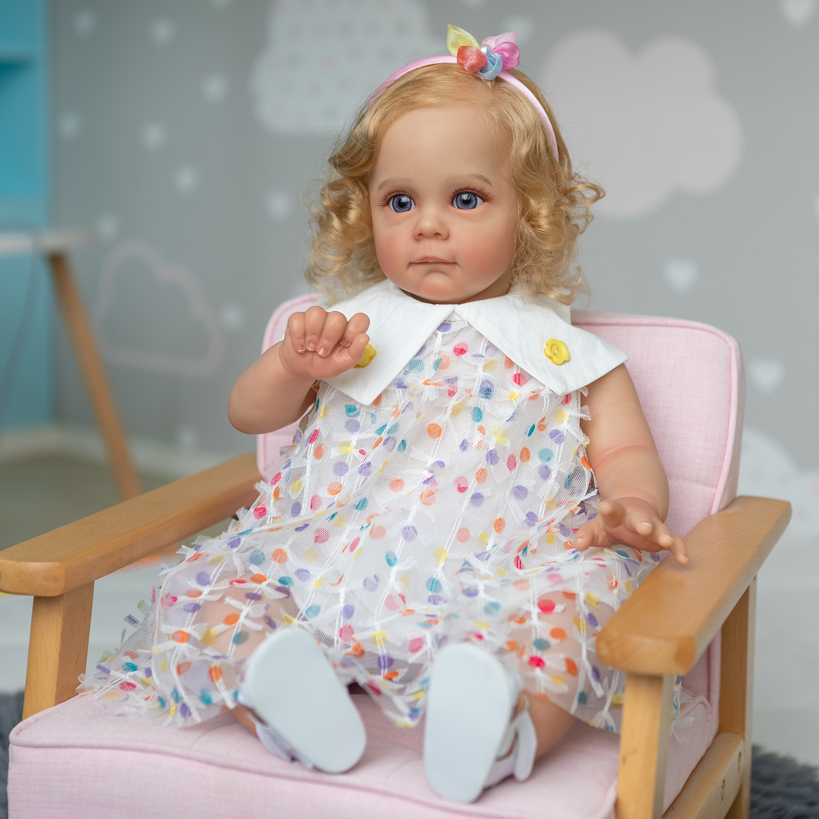 60cm simulación muñeca renacer niño Maddie transfronterizo e-commerce suministro entrega de una sola pieza