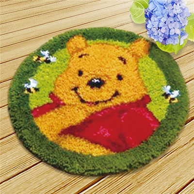 Avtomobil döşəmə paspasları Wool Embroidery Floor Mat Crochet Embroidery