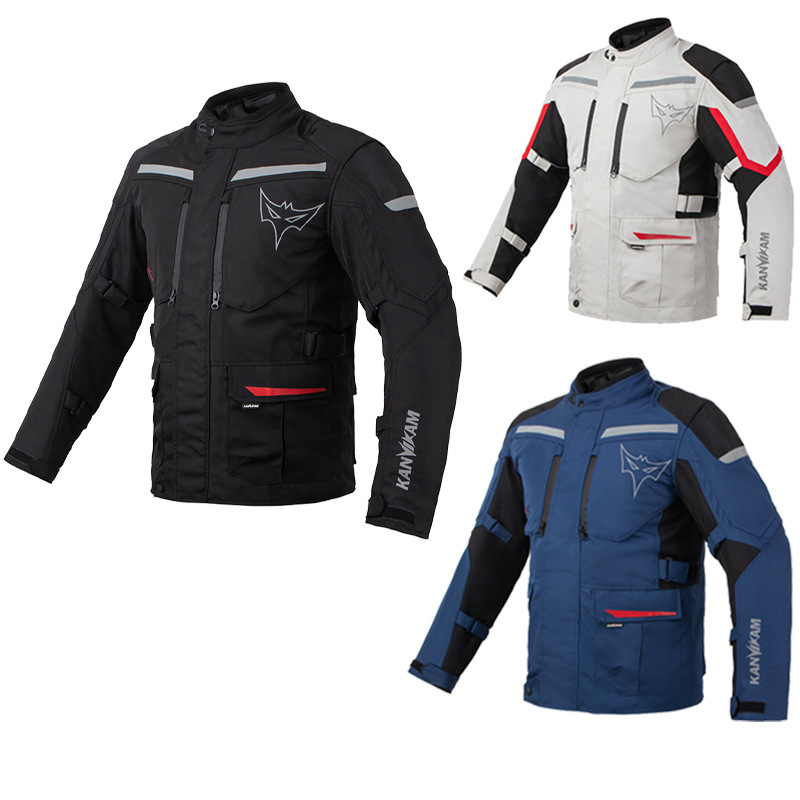 traje de motocicleta para hombres traje de invierno caliente cuatro estaciones impermeable a prueba de caídas traje de rally de motocicleta ropa de viaje