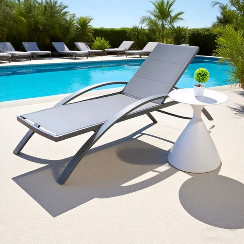 Silla al aire libre Residencia patio piscina silla de playa silla de ocio a prueba de agua protección solar villa nórdica silla de playa jardín