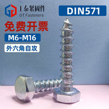 DIN571��\�������^ľ�ݽz���L�Ҿ߰��b�Թ����ľ��˨M6M8M10M12