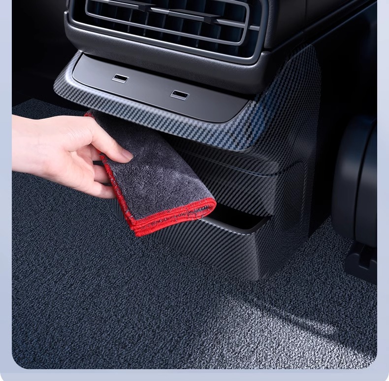 Suitable for Xiaomi Su7 Anti-Kick Pad Rear Seat Backrest Refrigerator Protective Cover Wear-Resistant Car Accessories