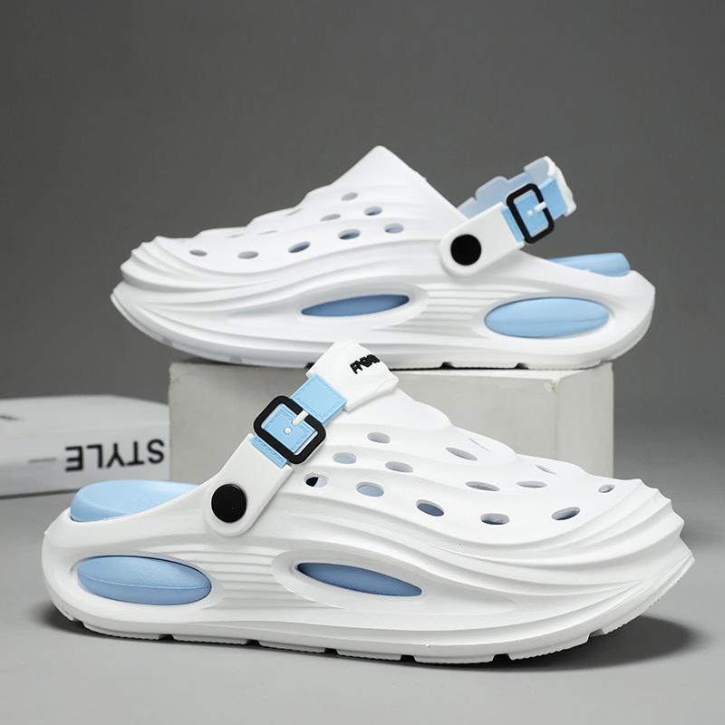 Outdoor Thick-Soled Clogs, New Summer Model, Comfortable and Durable Outdoor Sandals, Odor-Resistant, Breathable, Dual-Use Slippers