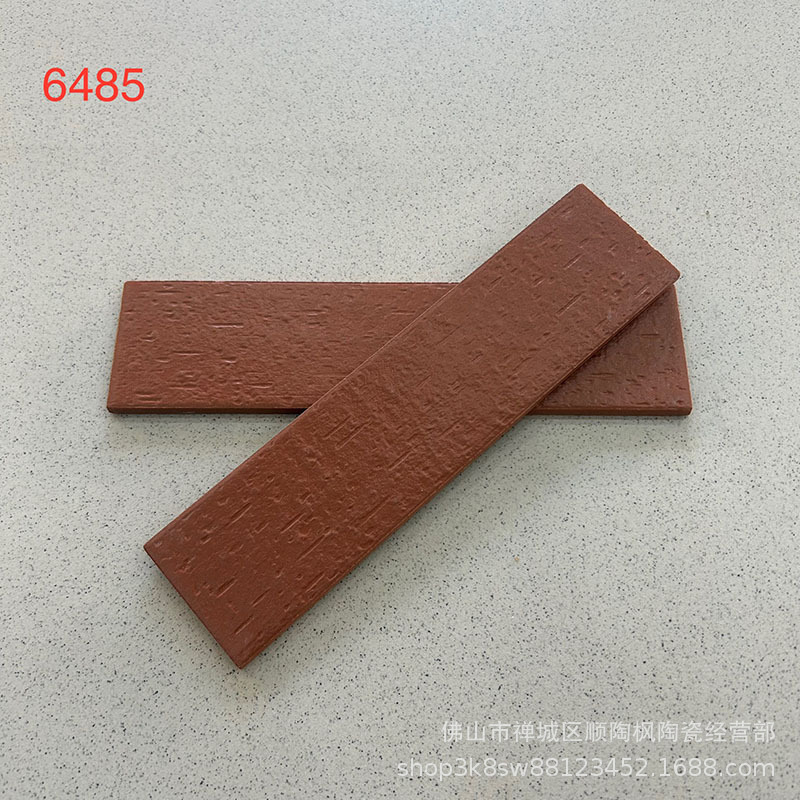 60x240通体の外壁のれんがの赤い毛を引くヌードルのれんがの工事の別荘はまねることによってれんがを切り裂いて家のつや消しのタイルを建てます。|undefined
