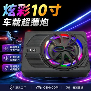 10 düym avtomobil ultra-nazik aktiv bas dinamik, oturacaqaltı quraşdırma, audio təkmilləşdirmə