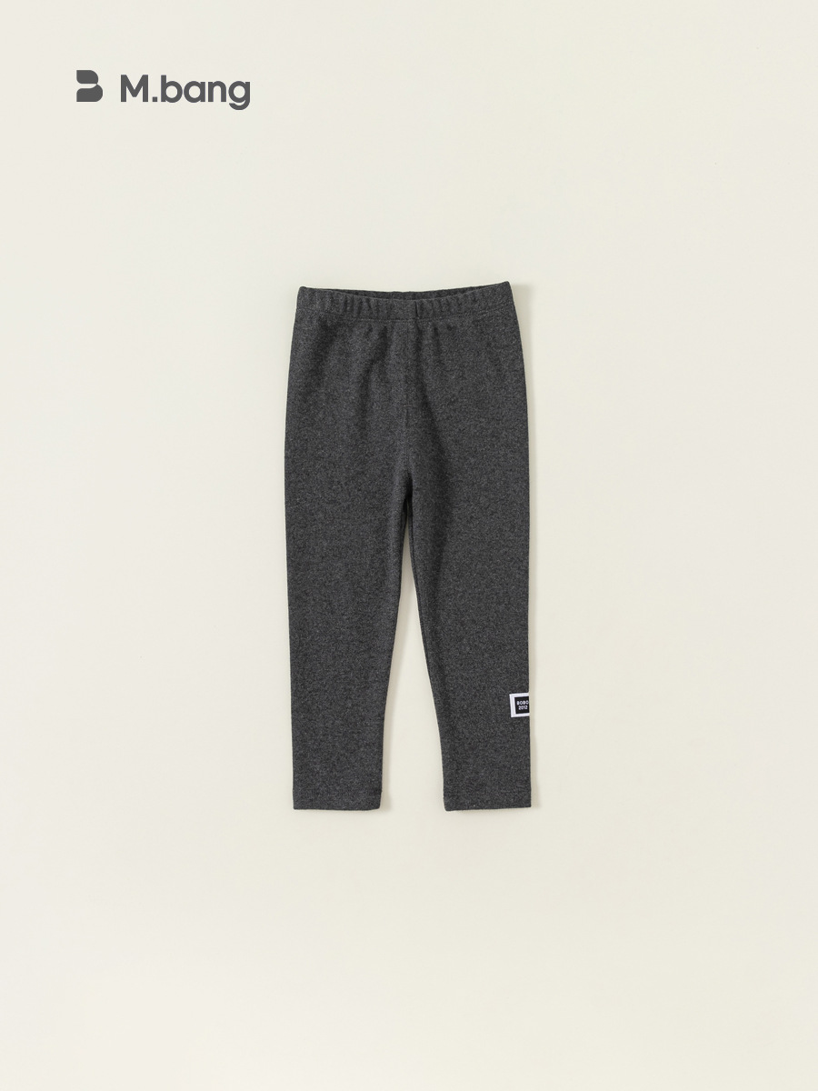 Babycity pantalones de los niños leggings de color sólido niñas de primavera y otoño estilo occidental hacia fuera pantalones elásticos QK23034