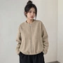 外贸圆领软质春秋季外套